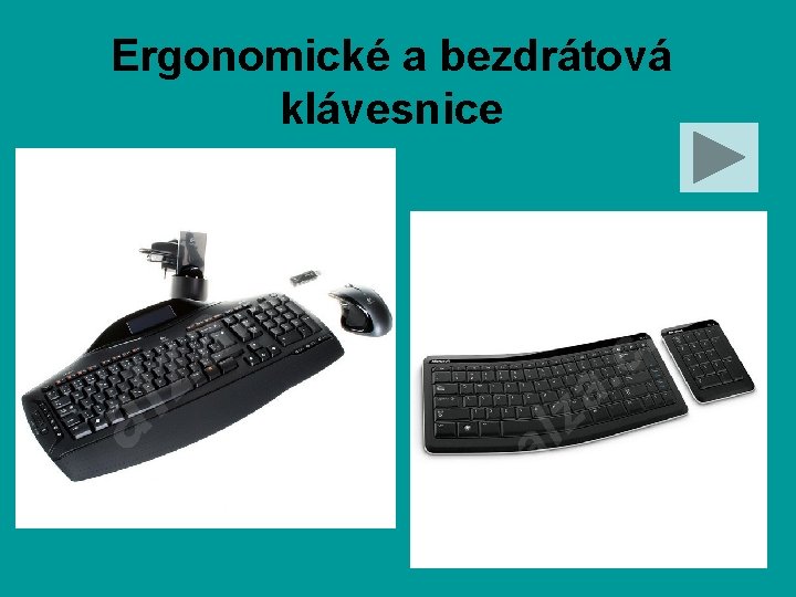 Ergonomické a bezdrátová klávesnice 