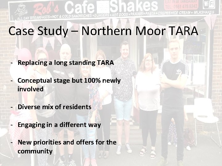 Case Study – Northern Moor TARA - Replacing a long standing TARA - Conceptual
