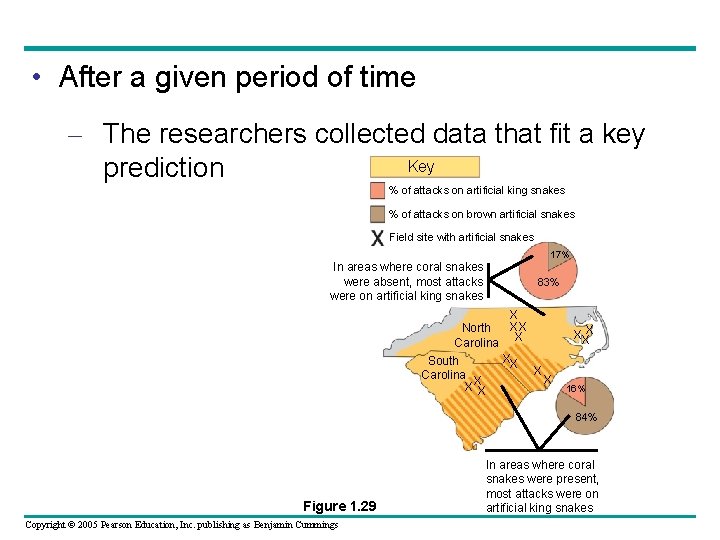  • After a given period of time – The researchers collected data that