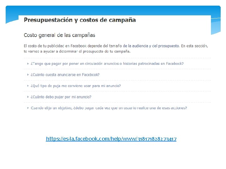 https: //es-la. facebook. com/help/www/318171828273417 