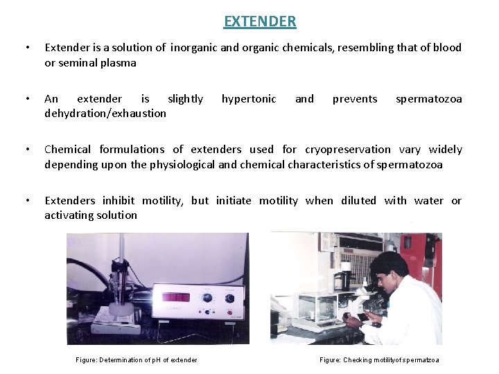 EXTENDER • Extender is a solution of inorganic and organic chemicals, resembling that of