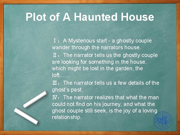 Plot of A Haunted House Ⅰ:A Mysterious start - a ghostly couple wander through Plot of A Haunted House Ⅰ:A Mysterious start - a ghostly couple wander through
