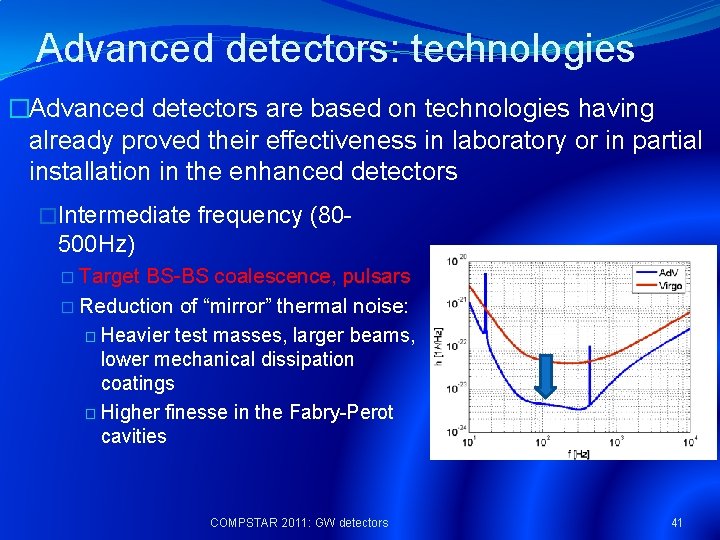 Advanced detectors: technologies �Advanced detectors are based on technologies having already proved their effectiveness