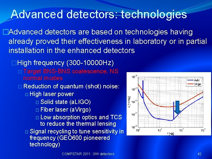 Advanced detectors: technologies �Advanced detectors are based on technologies having already proved their effectiveness