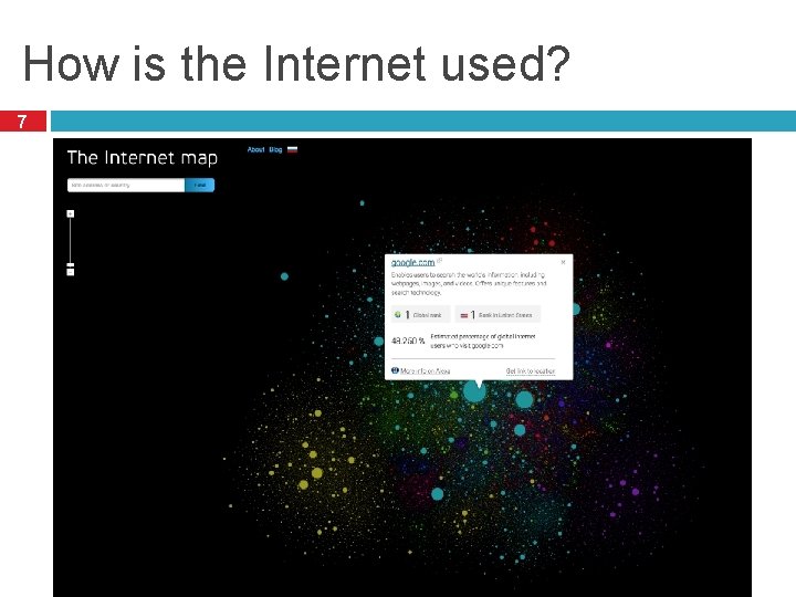 How is the Internet used? 7 