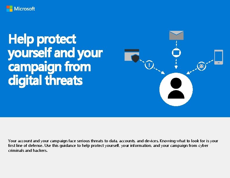 Help protect yourself and your campaign from digital