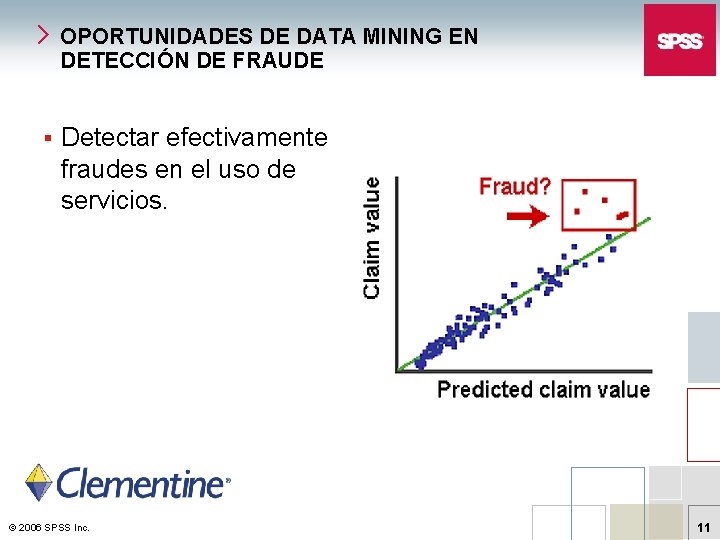 OPORTUNIDADES DE DATA MINING EN DETECCIÓN DE FRAUDE § Detectar efectivamente fraudes en el