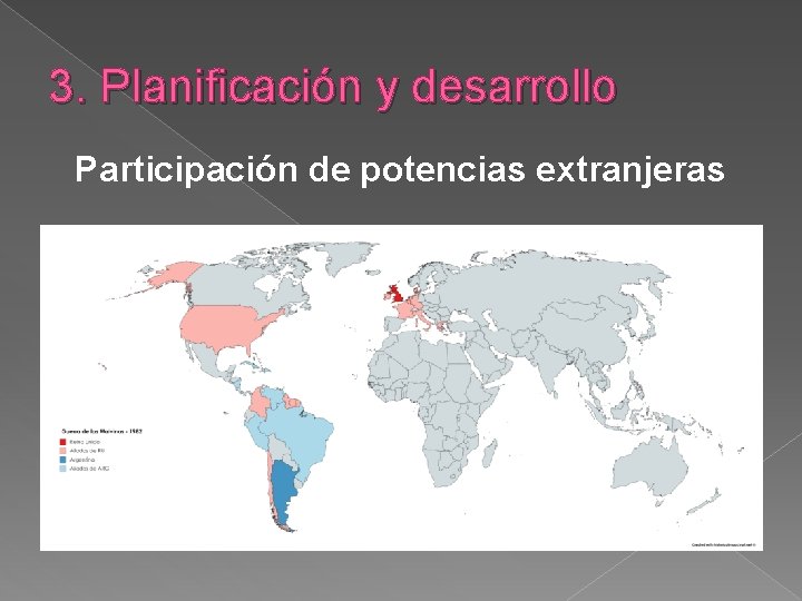 3. Planificación y desarrollo Participación de potencias extranjeras � Argentina › › › Perú