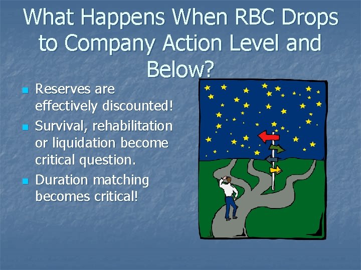 What Happens When RBC Drops to Company Action Level and Below? n n n