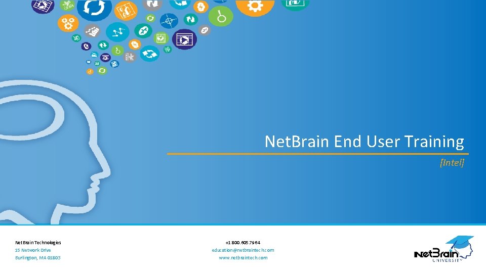 Net. Brain End User Training [Intel] Net. Brain Technologies 15 Network Drive Burlington, MA