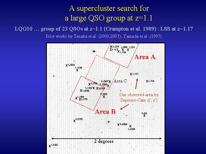 A supercluster search for a large QSO group at z=1. 1 LQG 10 …