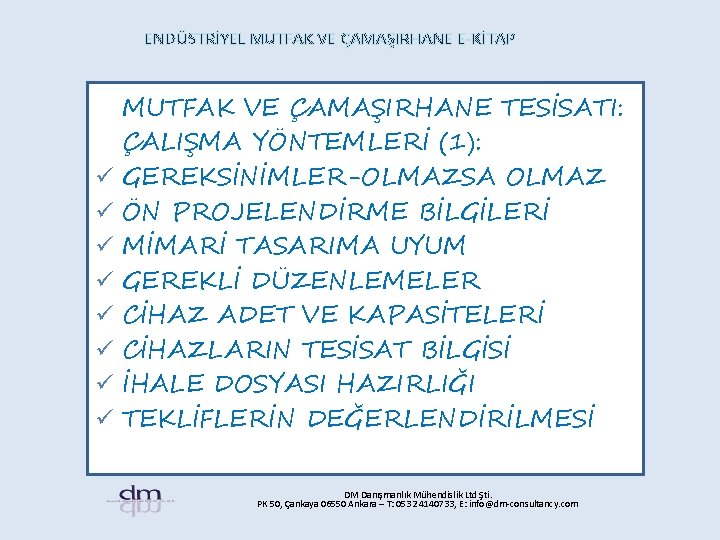 ENDÜSTRİYEL MUTFAK VE ÇAMAŞIRHANE E-KİTAP ü ü ü ü MUTFAK VE ÇAMAŞIRHANE TESİSATI: ÇALIŞMA ENDÜSTRİYEL MUTFAK VE ÇAMAŞIRHANE E-KİTAP ü ü ü ü MUTFAK VE ÇAMAŞIRHANE TESİSATI: ÇALIŞMA