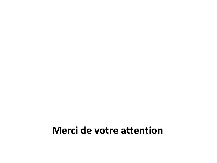 Merci de votre attention 