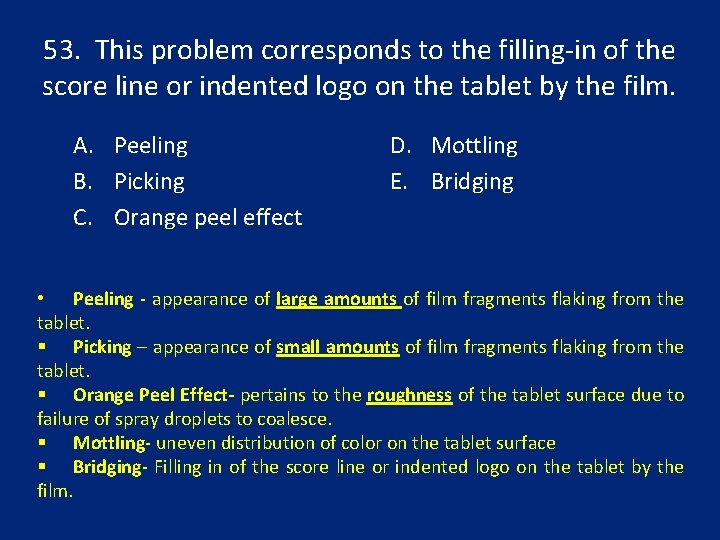 53. This problem corresponds to the filling-in of the score line or indented logo