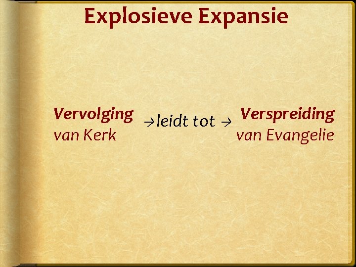 Explosieve Expansie Vervolging van Kerk leidt tot Verspreiding van Evangelie 