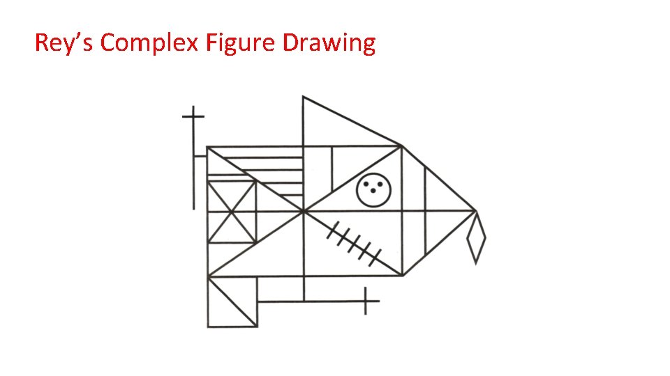 Rey’s Complex Figure Drawing 