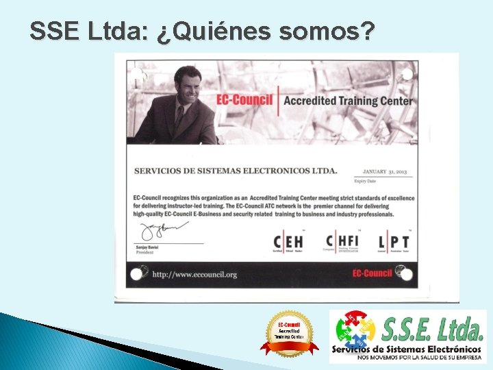 SSE Ltda: ¿Quiénes somos? 