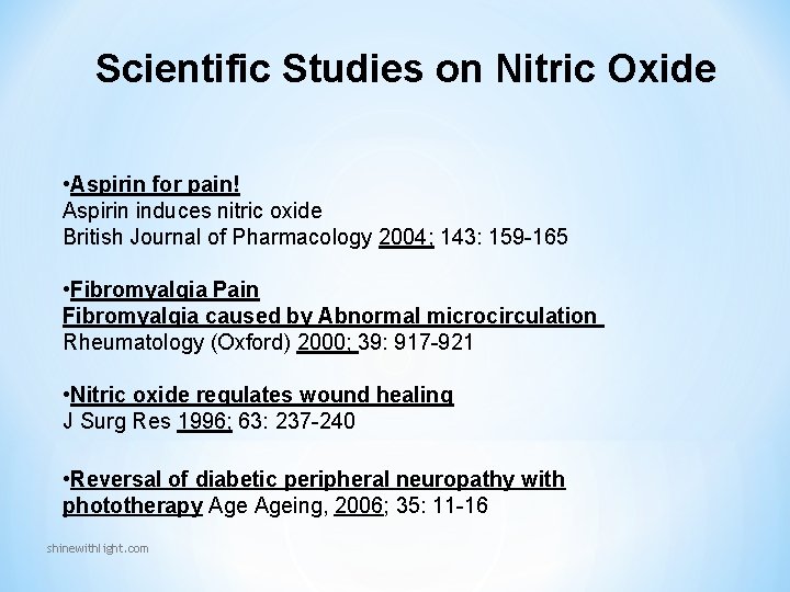 Scientific Studies on Nitric Oxide • Aspirin for pain! Aspirin induces nitric oxide British Scientific Studies on Nitric Oxide • Aspirin for pain! Aspirin induces nitric oxide British