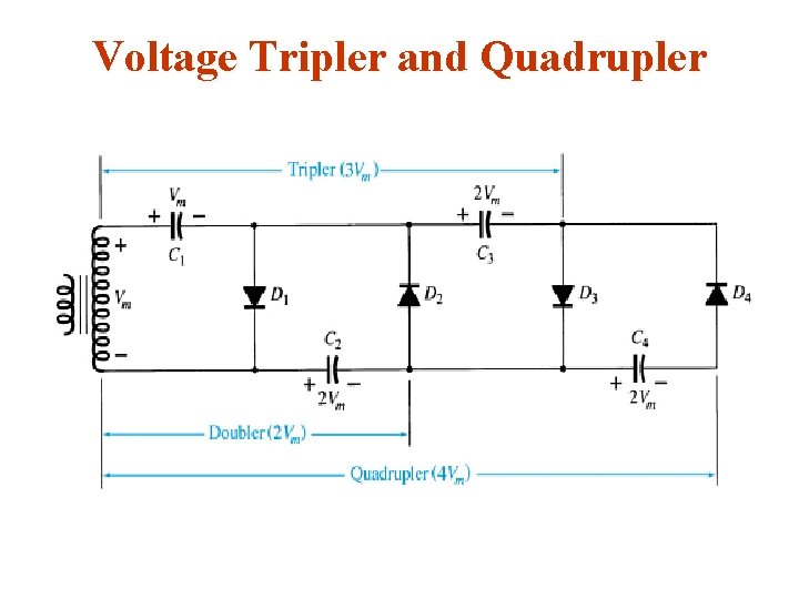Voltage Tripler and Quadrupler 