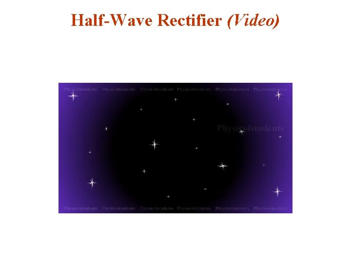 Half-Wave Rectifier (Video) 