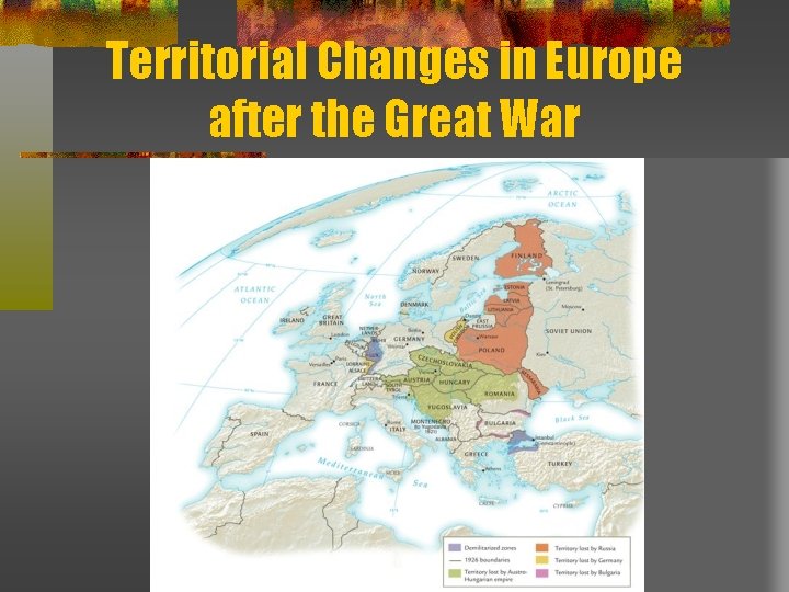 Territorial Changes in Europe after the Great War 