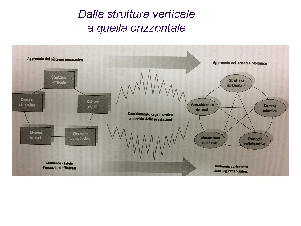 Dalla struttura verticale a quella orizzontale 