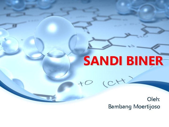 SANDI BINER Oleh: Bambang Moertijoso 1 