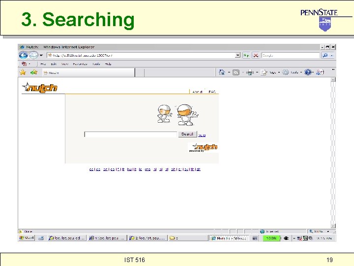 3. Searching IST 516 19 