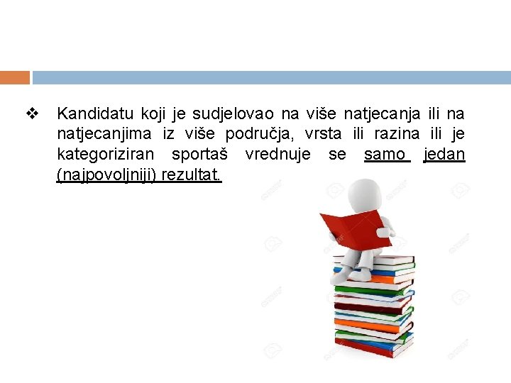 v Kandidatu koji je sudjelovao na više natjecanja ili na natjecanjima iz više područja,