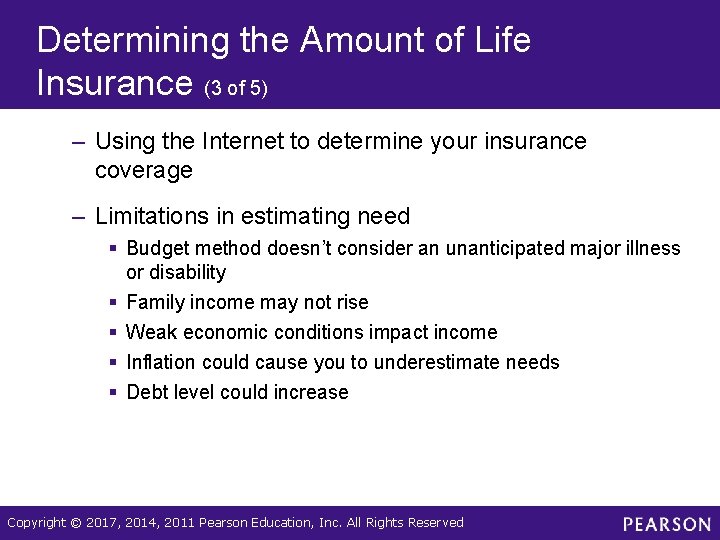 Determining the Amount of Life Insurance (3 of 5) – Using the Internet to