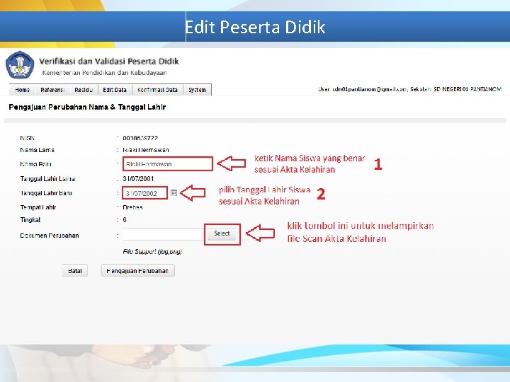 Edit Peserta Didik 