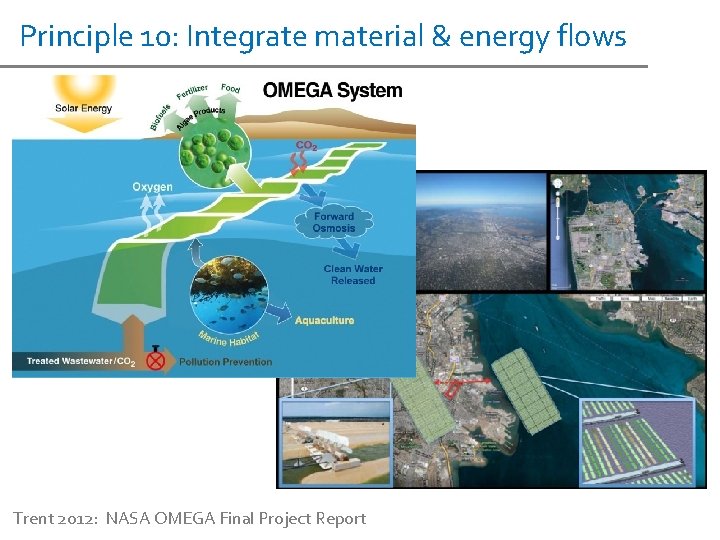 Principle 10: Integrate material & energy flows • NASA Omega Trent 2012: NASA OMEGA