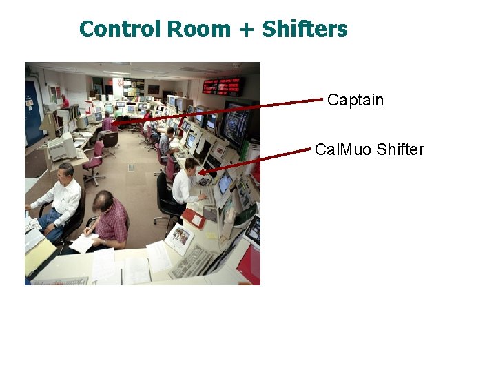 Control Room + Shifters Captain Cal. Muo Shifter 