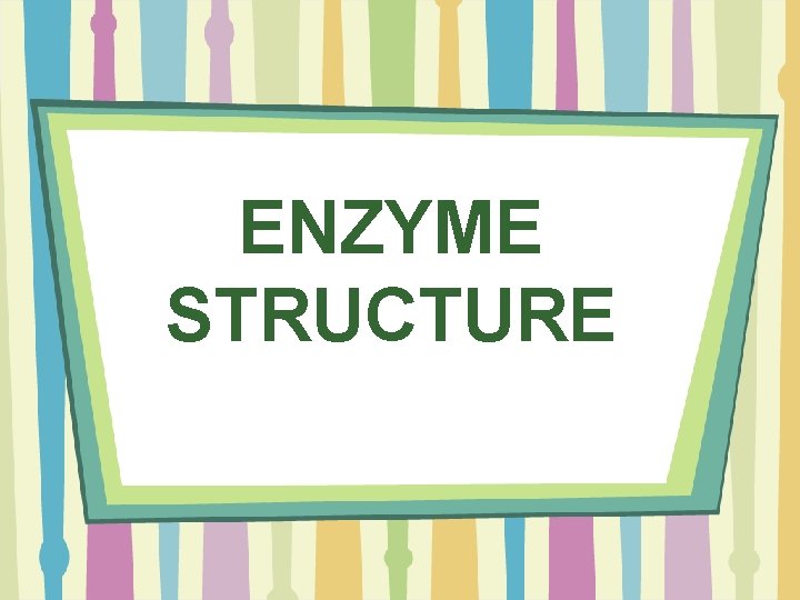 ENZYME STRUCTURE 