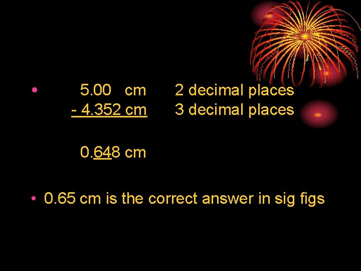  • 5. 00 cm - 4. 352 cm 2 decimal places 3 decimal