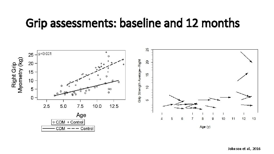 Grip assessments: baseline and 12 months Johnson et al. , 2016 