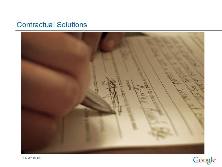 Contractual Solutions Credit : jk 5458 16 