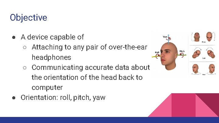 Objective ● A device capable of ○ Attaching to any pair of over-the-ear headphones