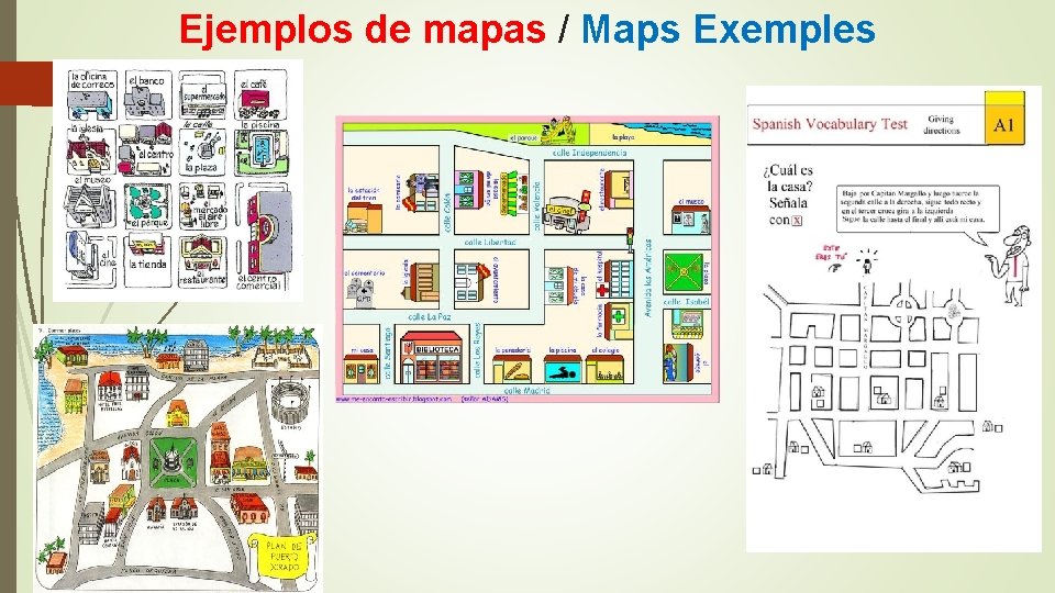Ejemplos de mapas / Maps Exemples 
