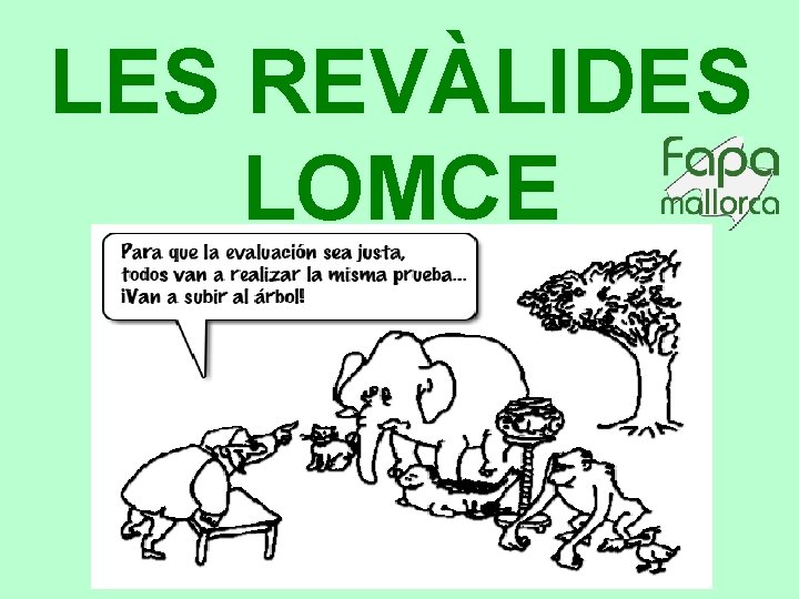 LES REVÀLIDES LOMCE 