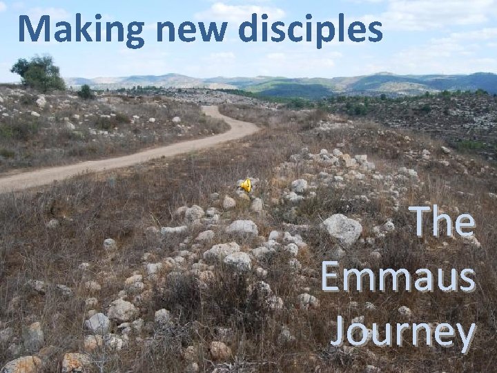 Making new disciples The Emmaus Journey 