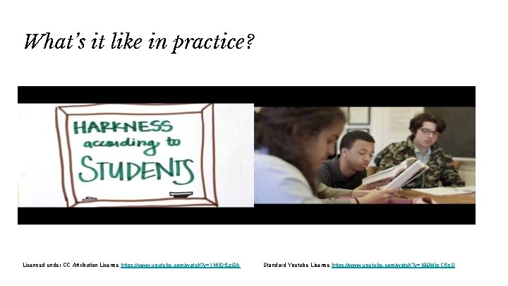 What’s it like in practice? Licensed under CC Attribution License https: //www. youtube. com/watch?