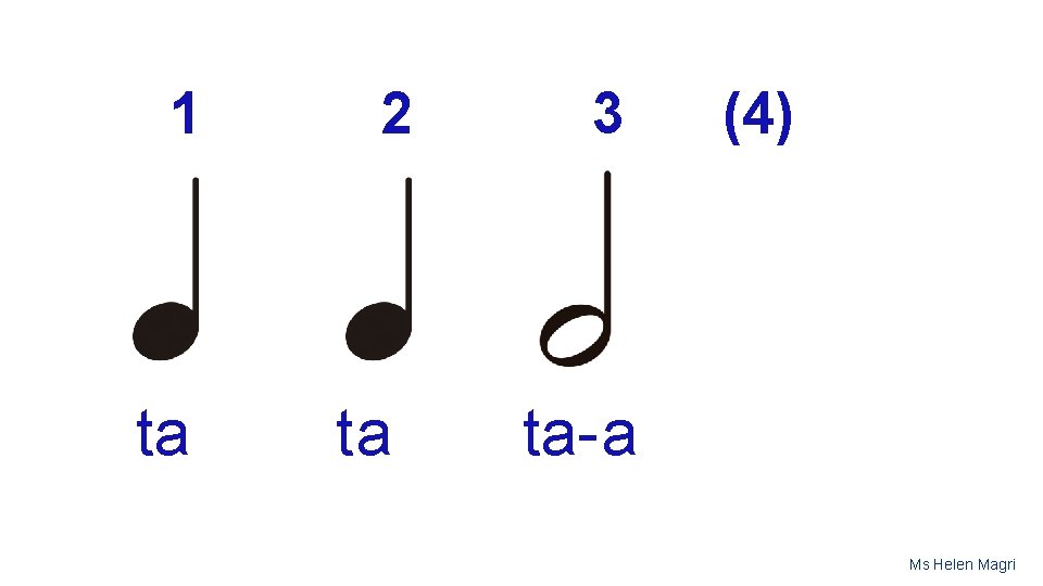 1 ta 2 ta 3 (4) ta-a Ms Helen Magri 