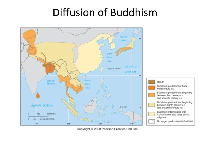 Diffusion of Buddhism Fig. 6 -7: Buddhism diffused gradually from its origin in northeastern Diffusion of Buddhism Fig. 6 -7: Buddhism diffused gradually from its origin in northeastern