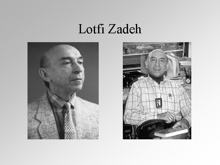 Lotfi Zadeh 