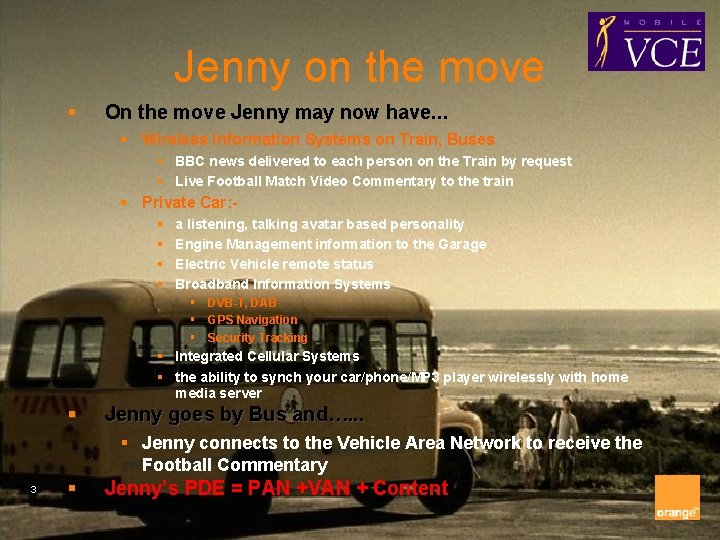 Jenny on the move § On the move Jenny may now have. . . Jenny on the move § On the move Jenny may now have. . .