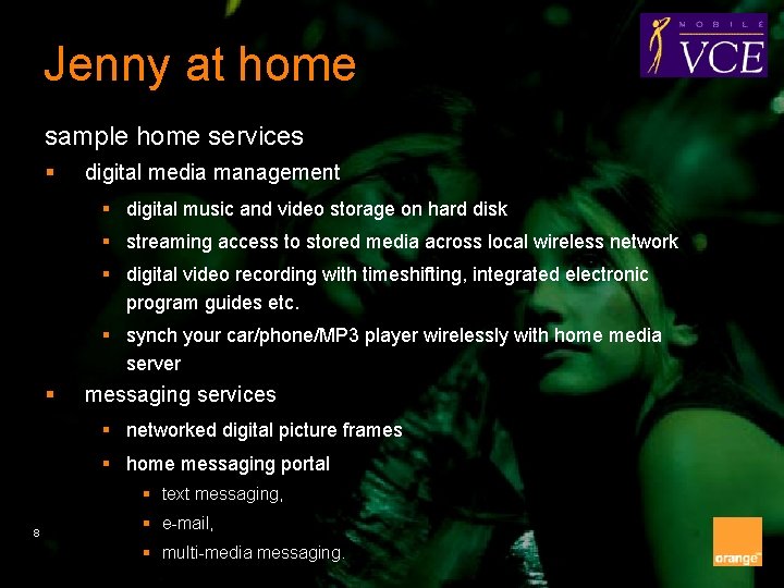 Jenny at home sample home services § digital media management § digital music and