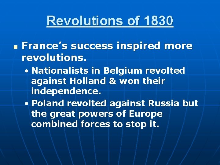 Реферат: Conservatism Liberalism And Nationalism In Europe 18151848