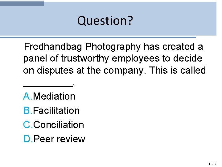 Question? Fredhandbag Photography has created a panel of trustworthy employees to decide on disputes