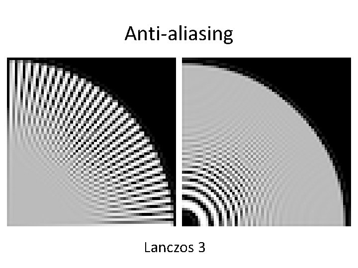 Anti-aliasing Lanczos 3 